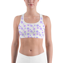Load image into Gallery viewer, Polka Dot Doodle Sports Bra
